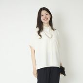 Kilka/蒸れ知らずですぐ乾くきれいめ比翼ブラウス